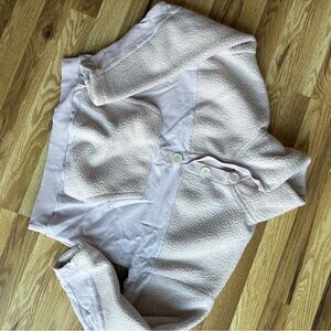 Jcrew Cozy Light Pink Fleece Pullover